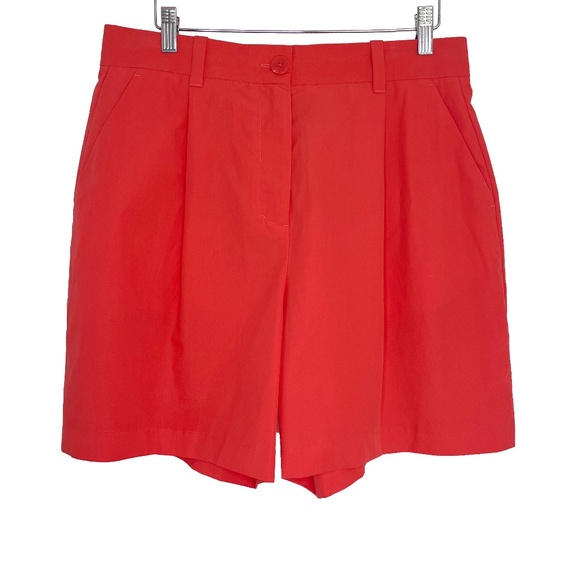 100% Organic Cotton Pleated Shorts - Picture 1 of 5